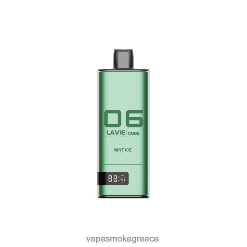 Vape Χωρισ Νικοτινη - LAVIE Cube 20000 ρουφηξιές πάγος μέντας LFFP0Z40