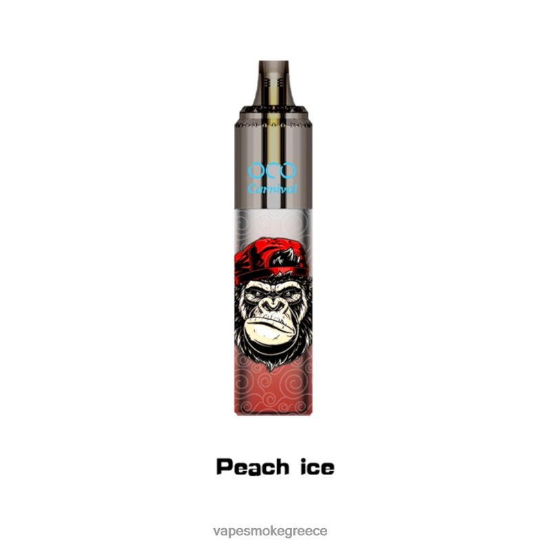 Vape Χωρισ Νικοτινη - LAVIE OCO καρναβάλι 10000 τζούρες πάγος ροδάκινου LFFP0Z355