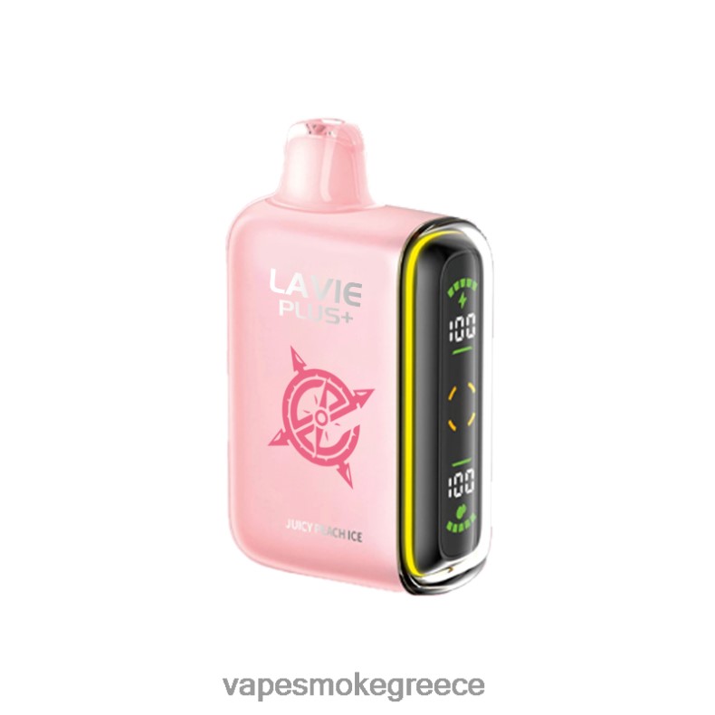 Vape Μιασ Χρησησ - LAVIE PLUS 15000 ρουφηξιές ζουμερός πάγος ροδάκινου LFFP0Z99