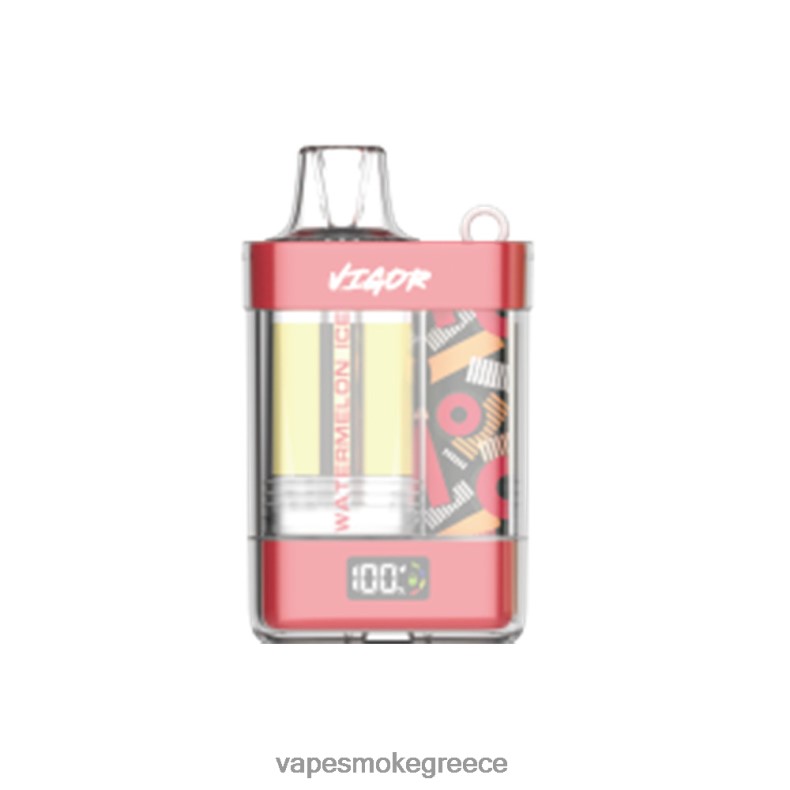Vape Χωρισ Νικοτινη - LAVIE VIGOR 15000 ρουφηξιές πάγος καρπούζι LFFP0Z10