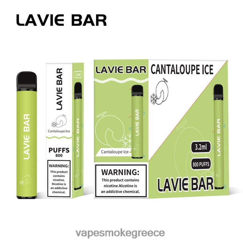 Vape Smoke - LAVIE BAR 800 ρουφηξιές πάγος πεπόνι LFFP0Z317