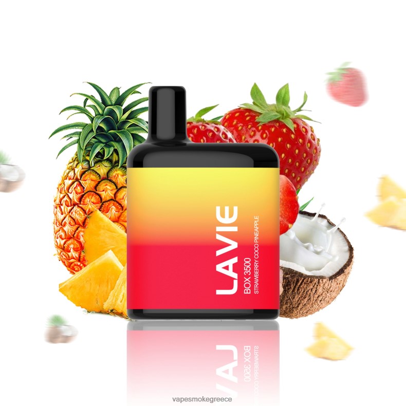 Vape Smoke - LAVIE BOX 3500 ρουφηξιές φράουλα κοκο ανανά LFFP0Z207