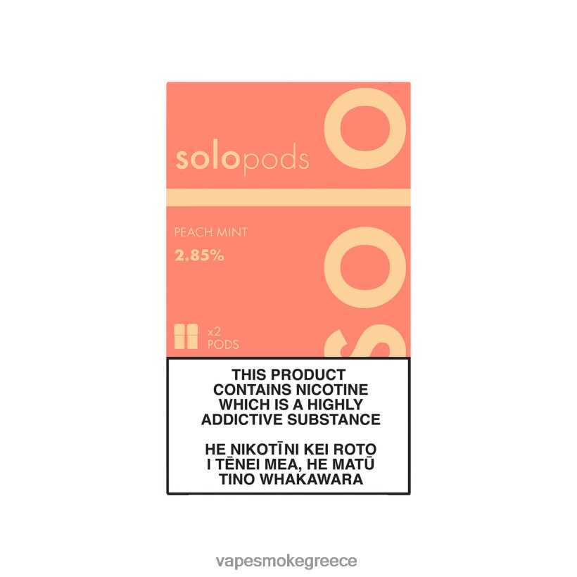 Vape Smoke - Solo ανταλλακτικό 2-pack ροδάκινο μέντα V64ZLF57