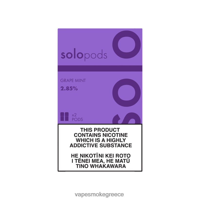 Vape Μιασ Χρησησ - Solo ανταλλακτικό 2-pack μέντα σταφυλιού V64ZLF54