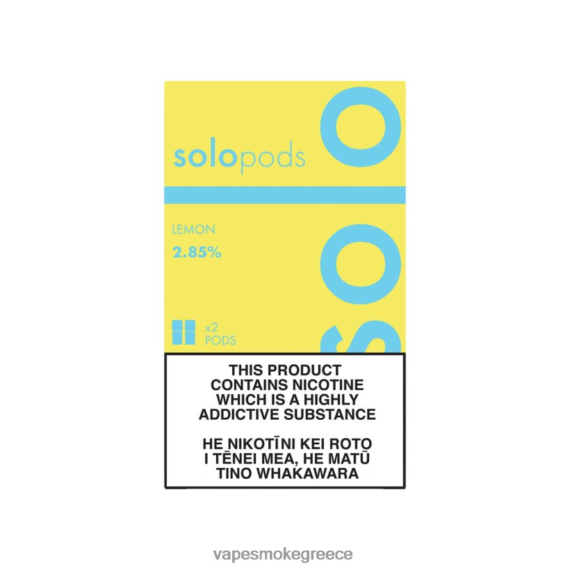 Vape Χωρισ Νικοτινη - Solo ανταλλακτικό 2-pack λεμόνι V64ZLF55