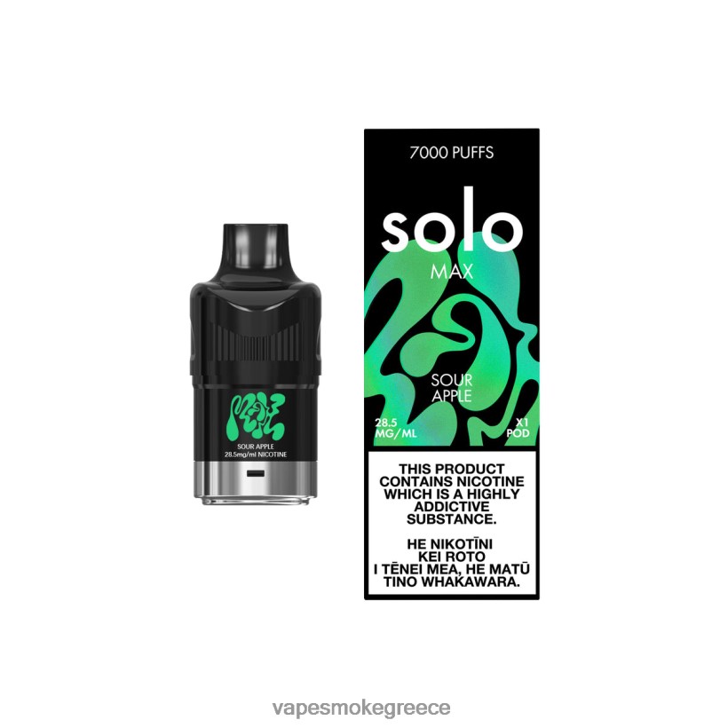 Vape Χωρισ Νικοτινη - Solo MAX φλούδα ξινόμηλο V64ZLF80