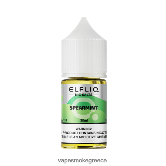 Vape Μιασ Χρησησ - ELFBAR ELFLIQ NIC αλάτι 30ml δυόσμος Z8R02629