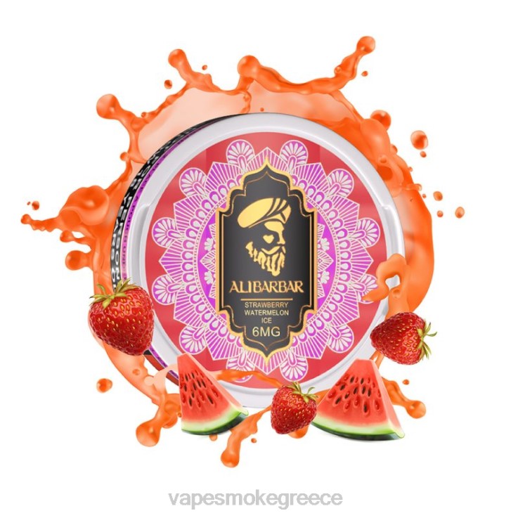 Pod System Vapes - Alibarbar σακουλάκια νικοτίνης πάγος καρπούζι φράουλα 00Z6293