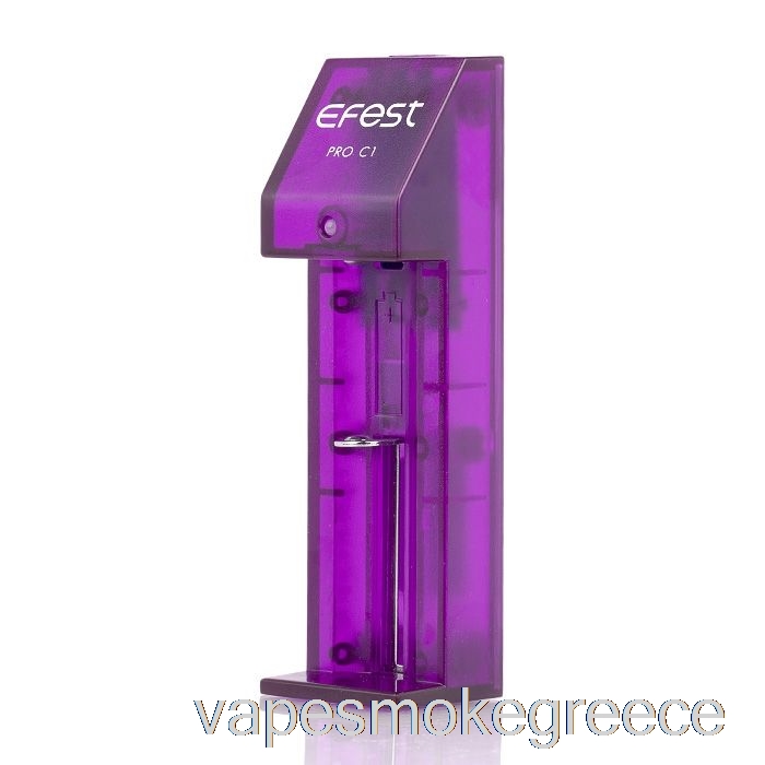 έξυπνος φορτιστής μπαταρίας Vape Greece Efest Pro C1 1-bay