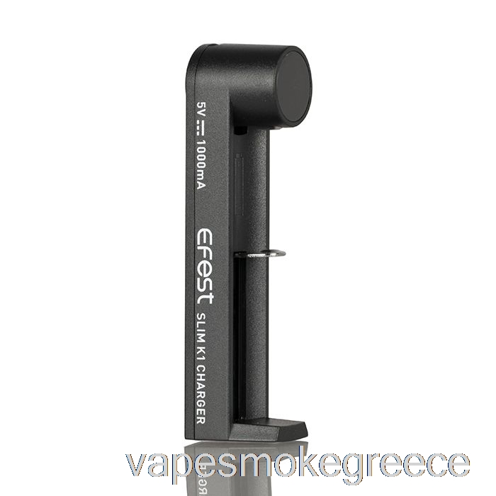 φορτιστής μπαταρίας μονής υποδοχής Vape Greece Efest Slim K1