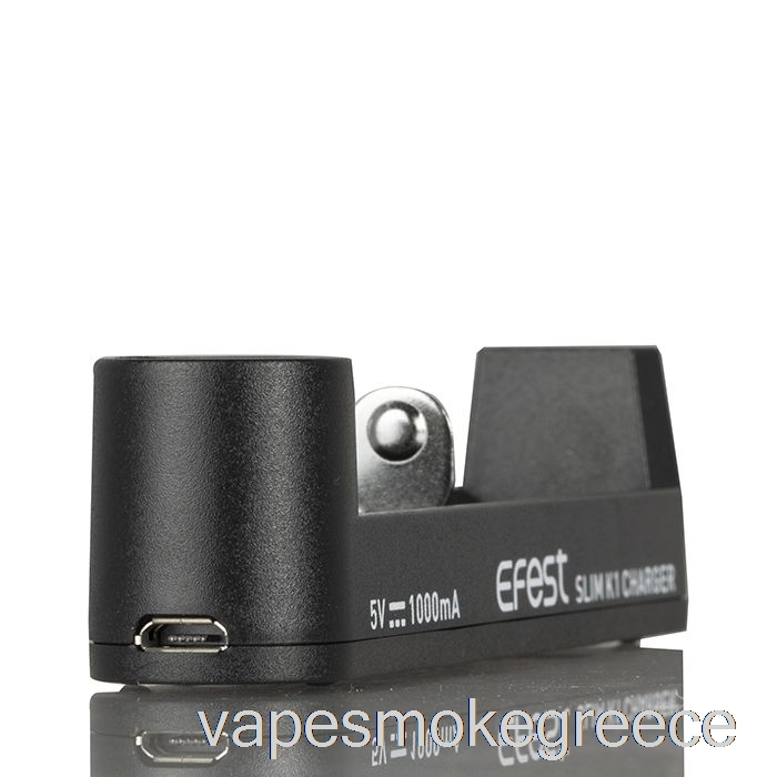 φορτιστής μπαταρίας μονής υποδοχής Vape Greece Efest Slim K1