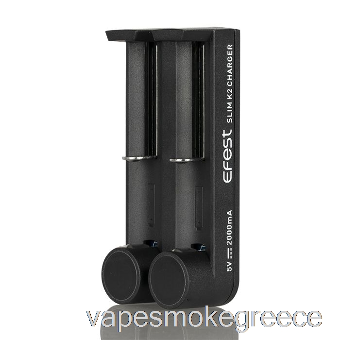 φορτιστής μπαταρίας δύο θυρίδων Vape Greece Efest Slim K2