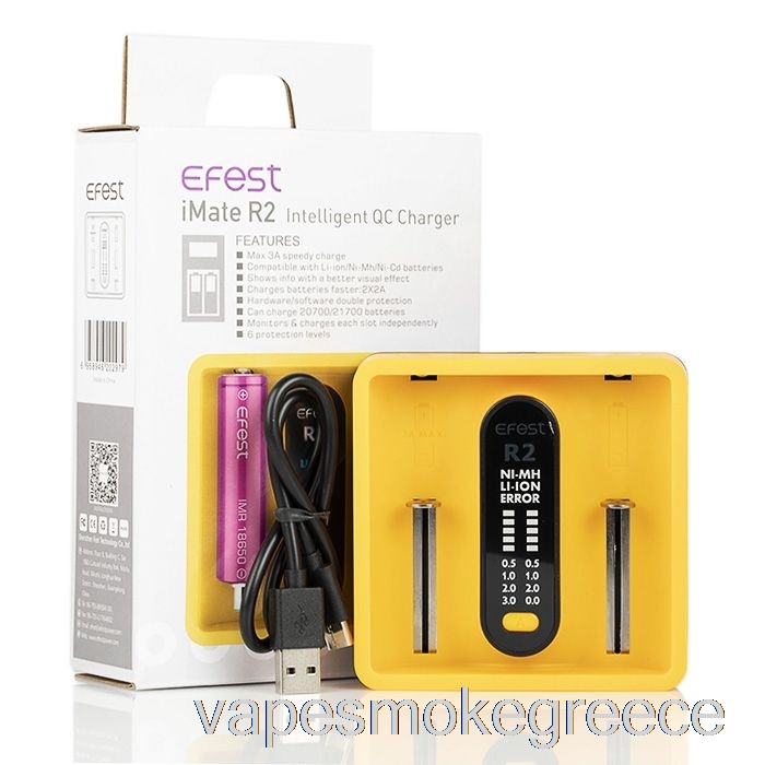 Vape Greece Efest Imate R2 Intelligent Qc φορτιστής