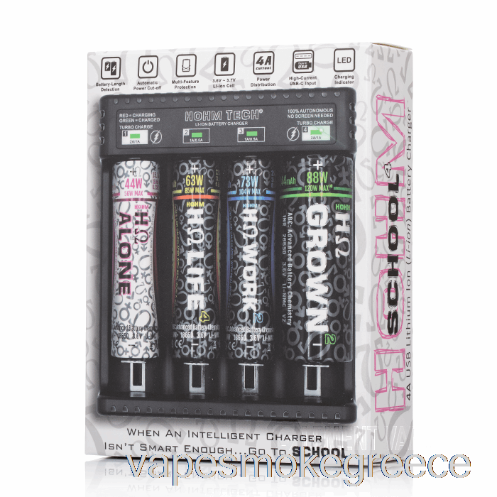 Vape Greece Hohm Tech School 4 4a φορτιστής Usb-c