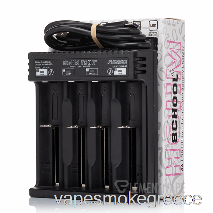 Vape Greece Hohm Tech School 4 4a φορτιστής Usb-c