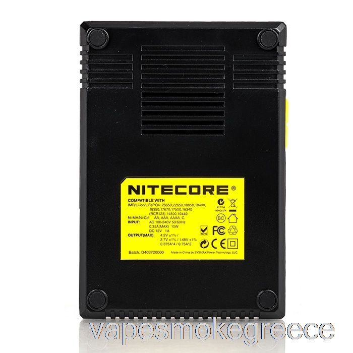 φορτιστής μπαταρίας Vape Greece Nitecore D4 (4-bay)